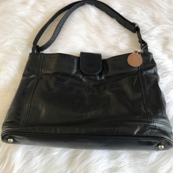 SAS Handbags - SALE SAS Black Leather Purse Like New